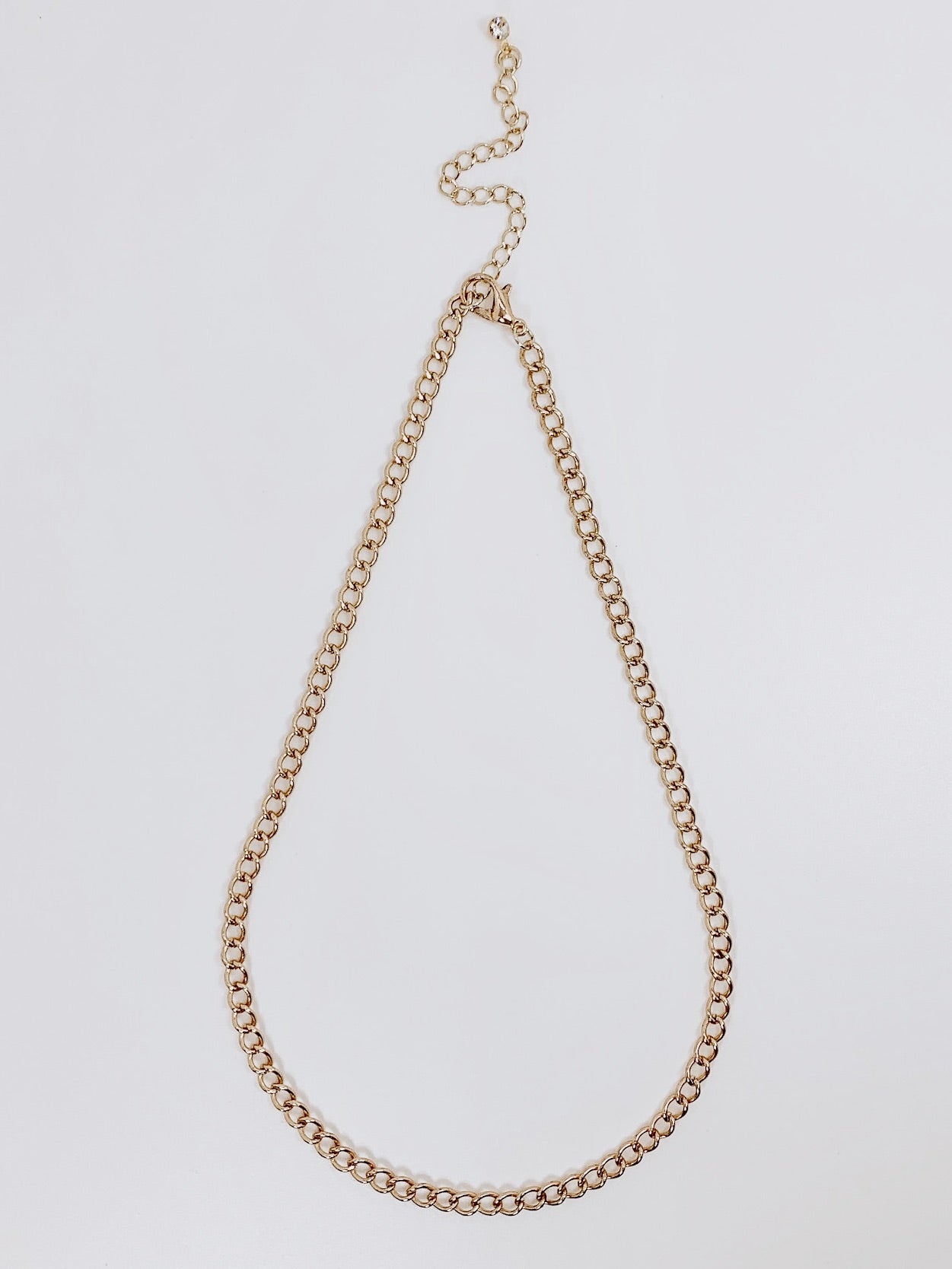 Celine Gold Curb Link Chocker - Salty Threads