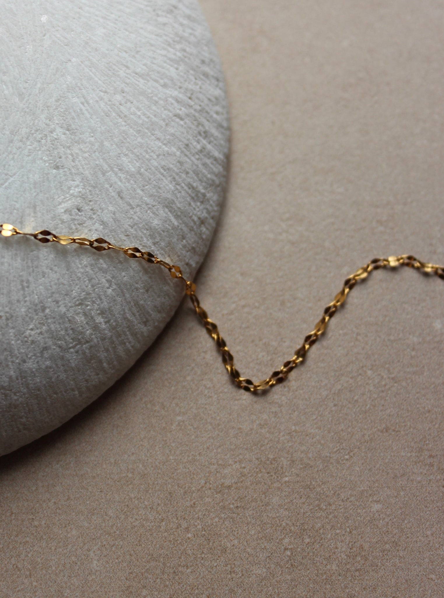 Josie Shiny Gold Chain Necklace | Salty Threads