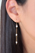 Load image into Gallery viewer, Iris Pearl Drop Earrings - Salty Threads